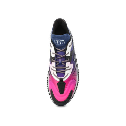 Valentino Garavani Black Calfskin Athletic Sneakers
