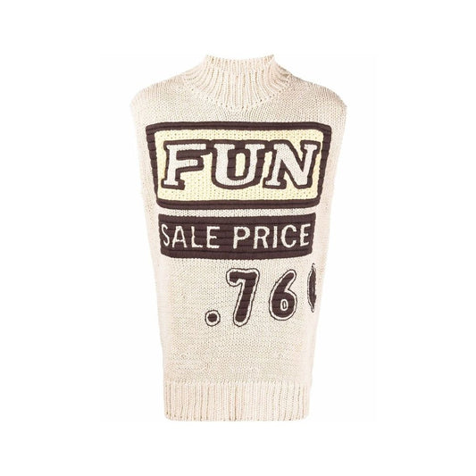 Jil Sander Slogan Print Vest Pullover