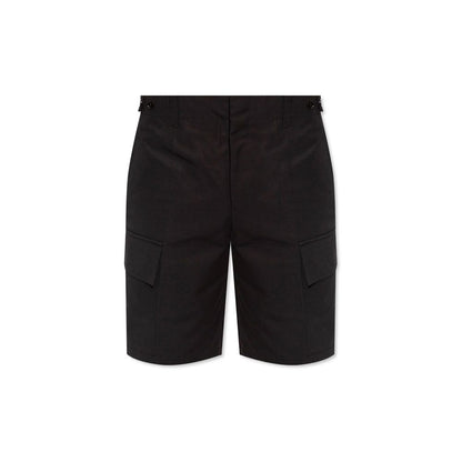 Jil Sander Schwarze Cargo-Shorts aus Baumwolle
