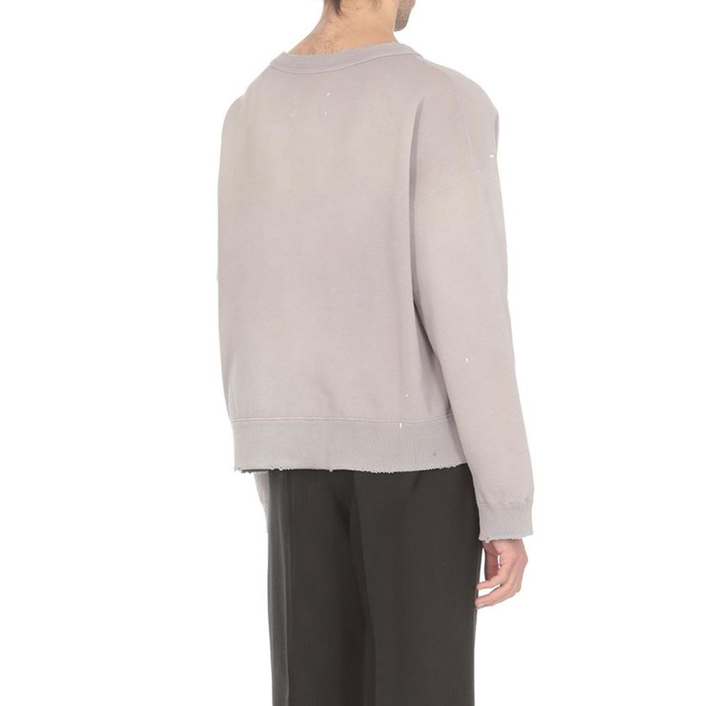 Maison Margiela Baumwoll-Sweatshirt in Lila