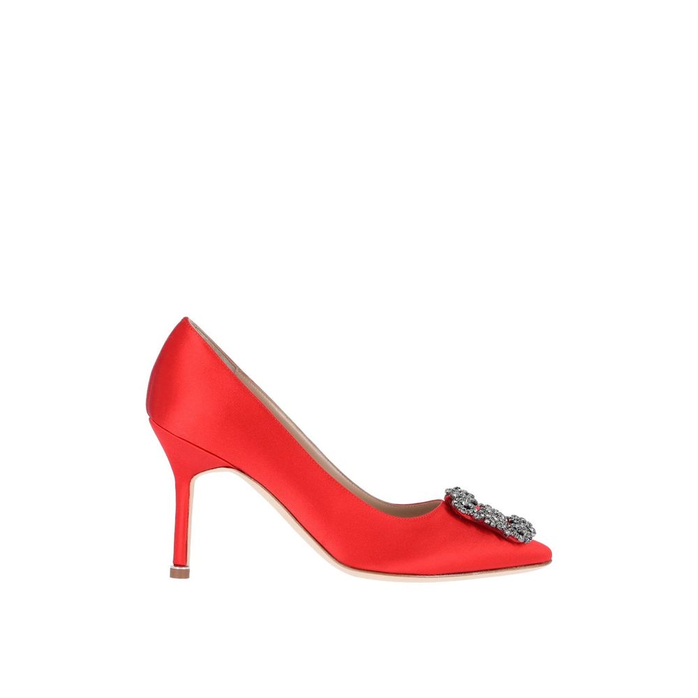 Manolo Blahnik Hangisi 090 Satin-Pumps