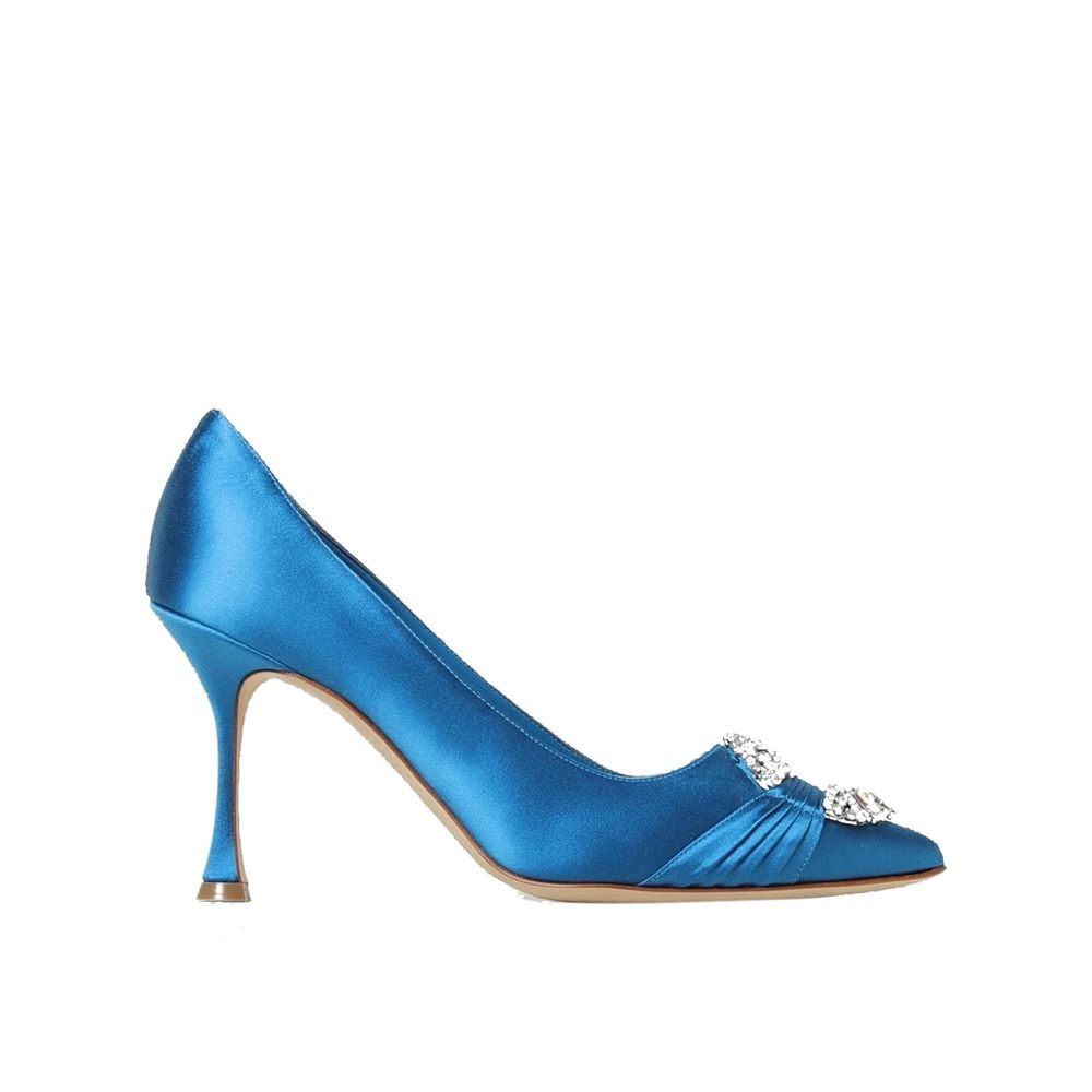 Manolo Blahnik Maida 090 Satin-Pumps