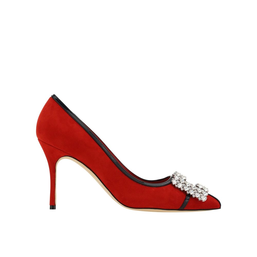 Manolo Blahnik Tuberian 90 Wildlederpumps