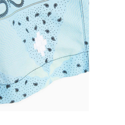 Marcelo Burlon Gelbe Polyamid-Shorts