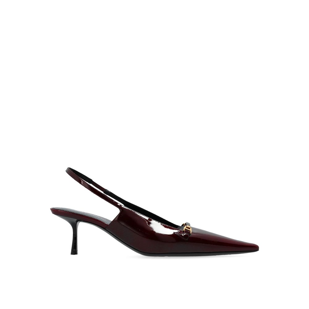 Saint Laurent „Carine“ Slingback-Pumps aus Leder