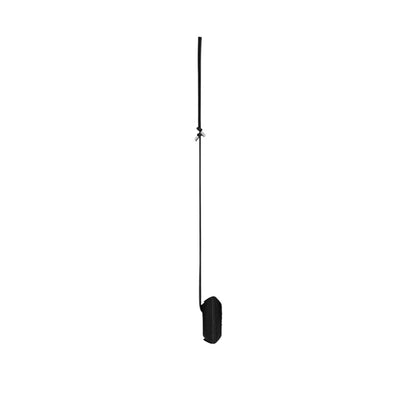 Saint Laurent Airpod-Hülle aus schwarzem Kalbsleder