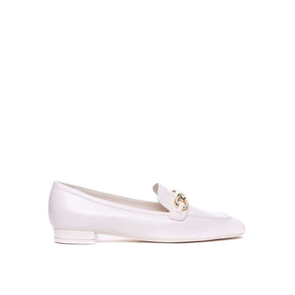 Stuart Weitzman Signature Square Leder-Loafer