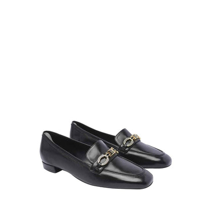 Stuart Weitzman Signature Square Leder-Loafer