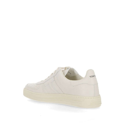 Tom Ford Leder-Sneaker mit Logo