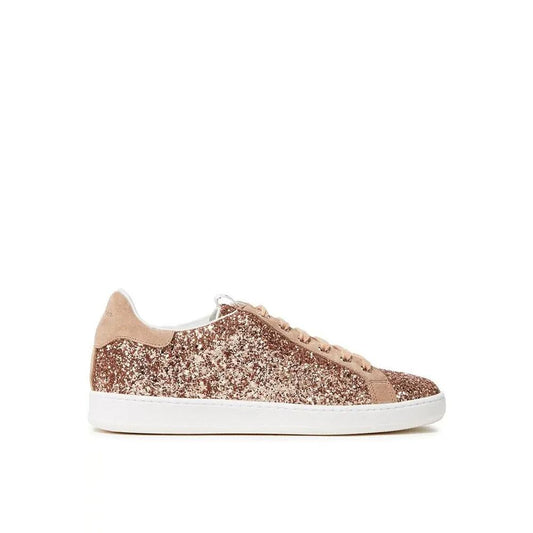 Sergio Rossi – Glitzernde, gewebte Sneakers