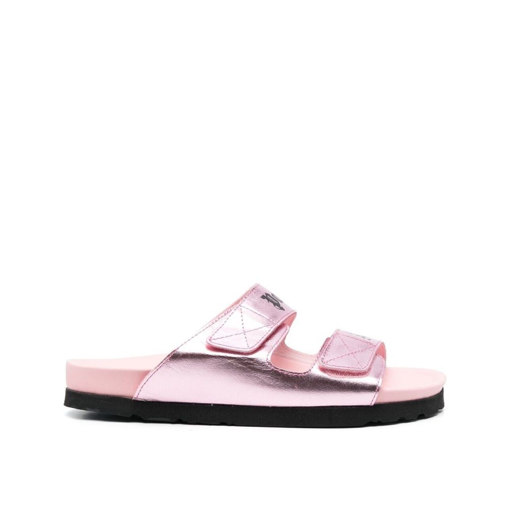 Palm Angels – Ledersandalen mit Logo