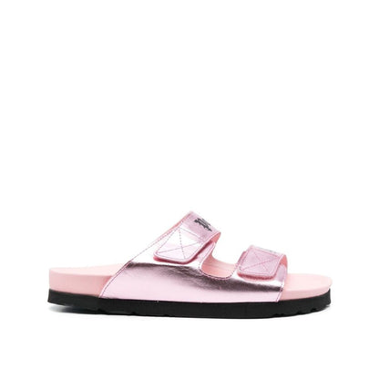 Palm Angels – Ledersandalen mit Logo