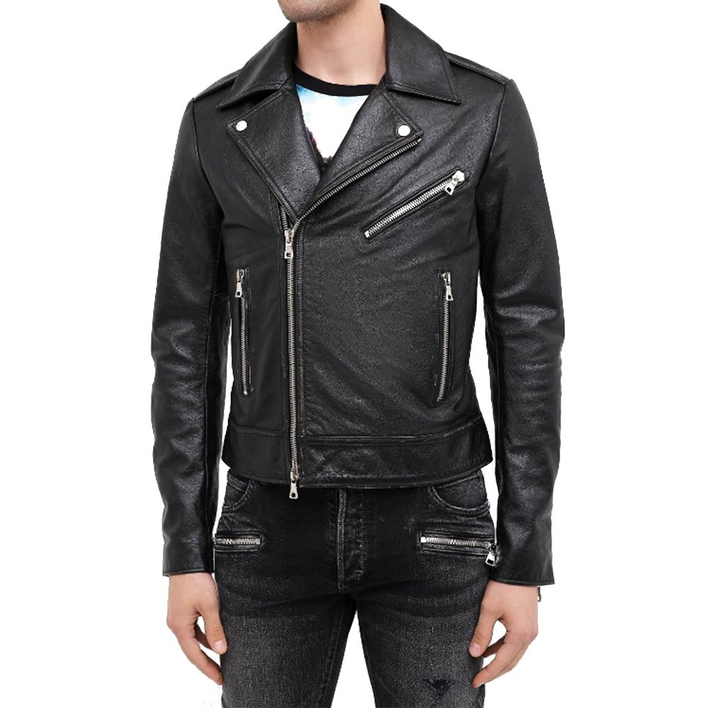 Balmain Lederjacke