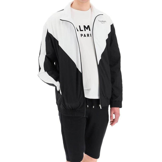 Windjacke mit Balmain-Logo