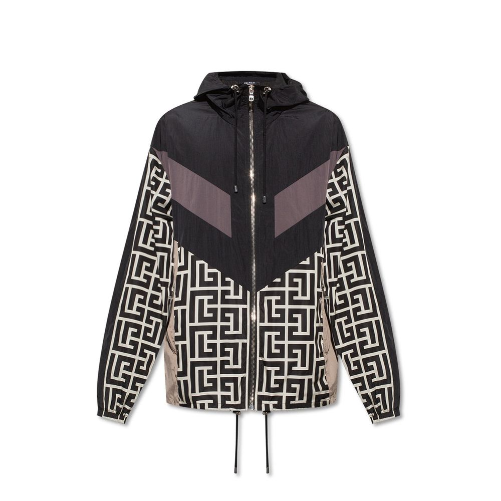 Balmain Nylon-Monogrammjacke