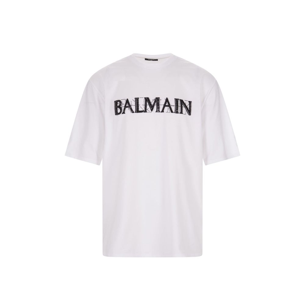 Balmain Oversize-T-Shirt aus Baumwolle