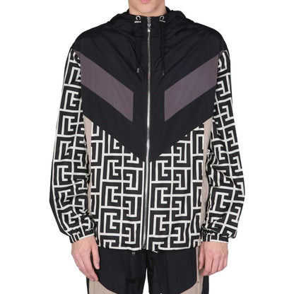 Balmain Nylon-Monogrammjacke