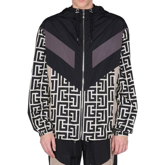 Balmain Nylon-Monogrammjacke