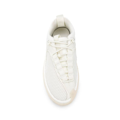 Balmain White Fabric Athletic Sneakers