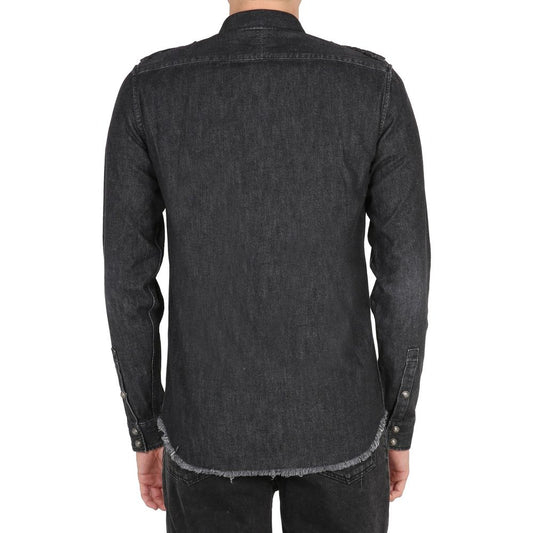 Balmain Baumwoll-Jeanshemd
