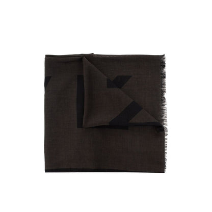 Givenchy Gray Cashmere Scarf