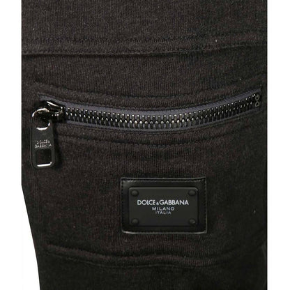Dolce & Gabbana Gray Cotton Cargo Pants