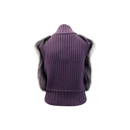 Fabiana Filippi – Strickweste aus Fuchspelz