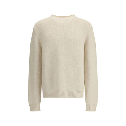 Jil Sander White Alpaca Vicugna Pacos Sweatshirt