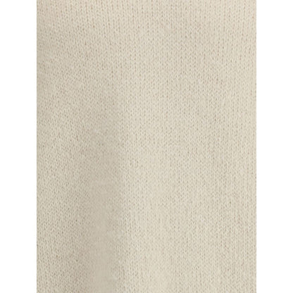 Jil Sander White Alpaca Vicugna Pacos Sweatshirt