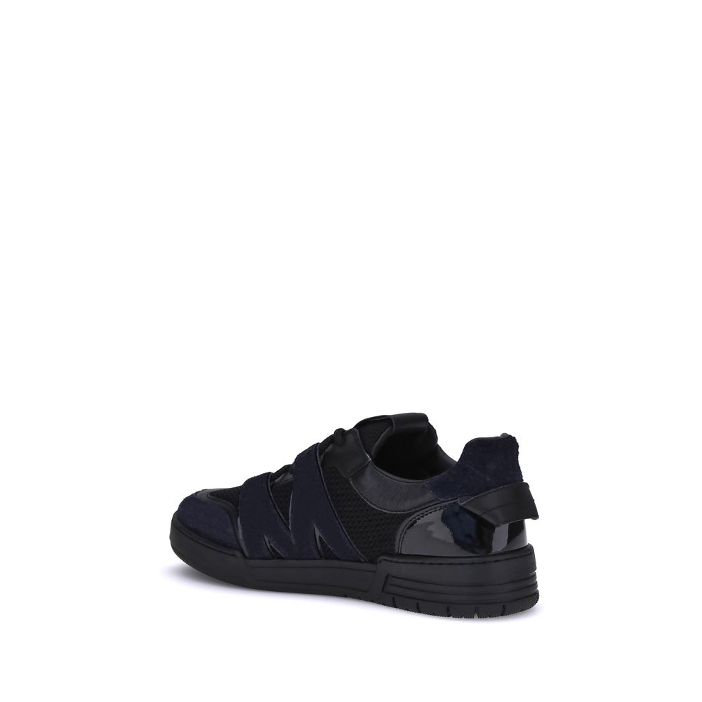Moschino Sneakers aus Leder und Mesh