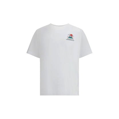 Casablanca Weißes Baumwoll-T-Shirt