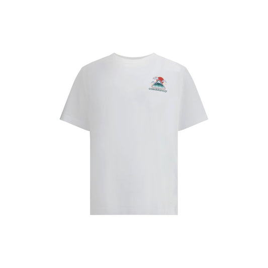 Casablanca Weißes Baumwoll-T-Shirt