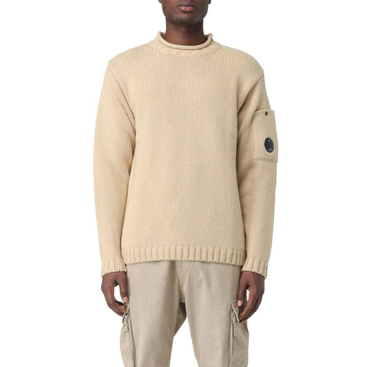 CP Company – Beigefarbener Wollpullover