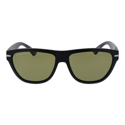 Serengeti Schwarze Unisex-Sonnenbrille