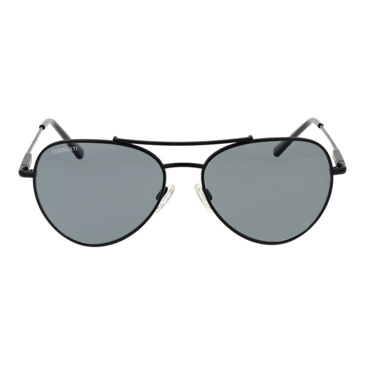 Serengeti Schwarze Unisex-Sonnenbrille