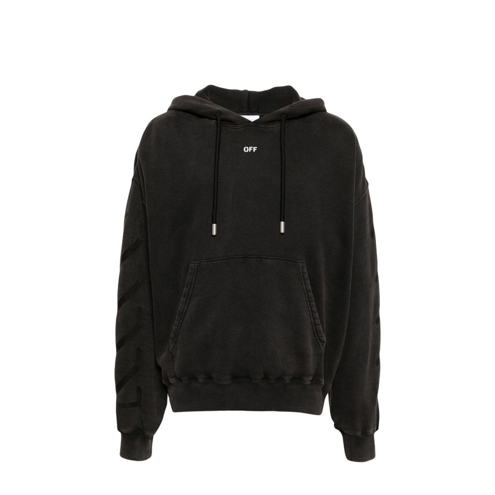 Schwarzes Baumwoll-Sweatshirt von Off-White