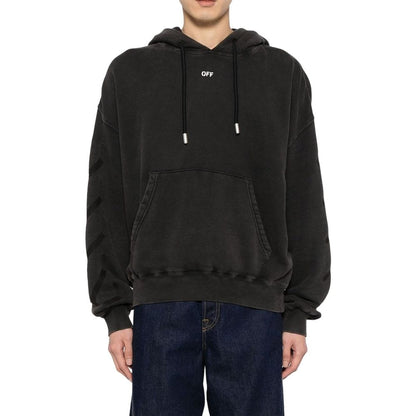 Schwarzes Baumwoll-Sweatshirt von Off-White