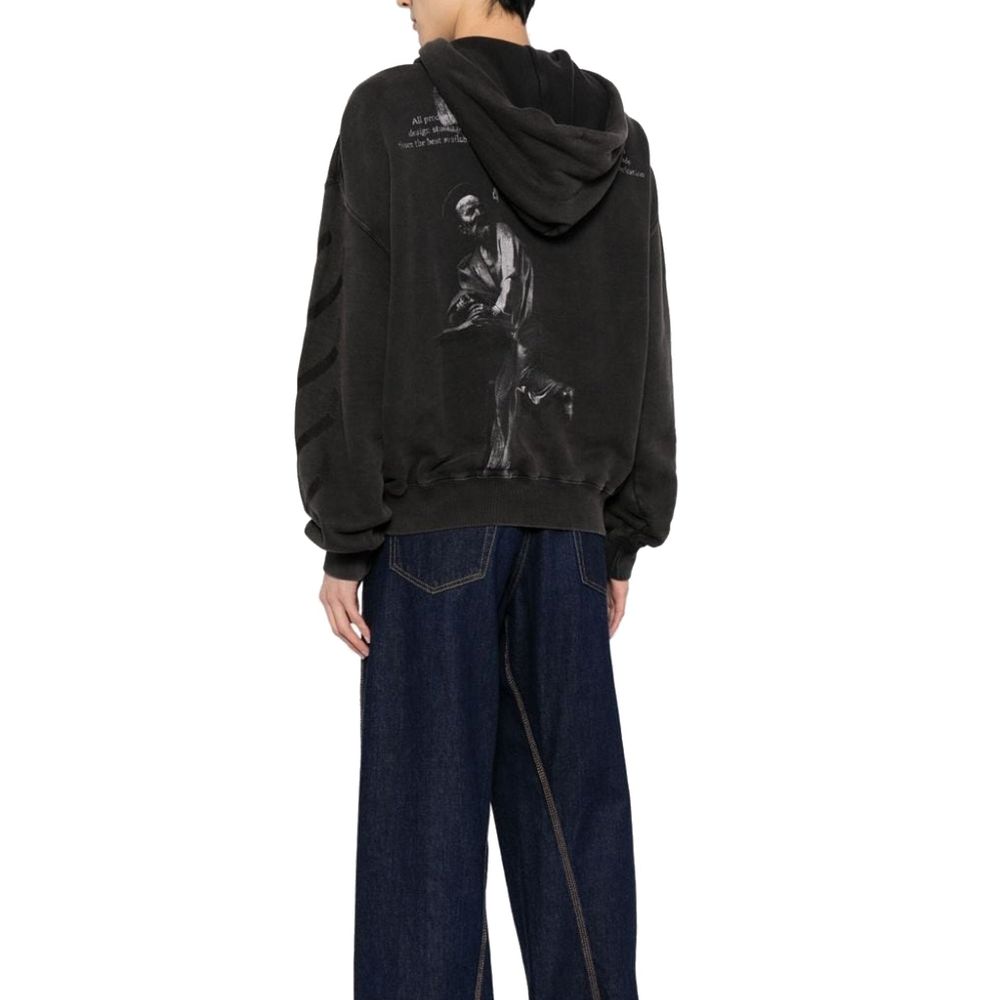 Schwarzes Baumwoll-Sweatshirt von Off-White