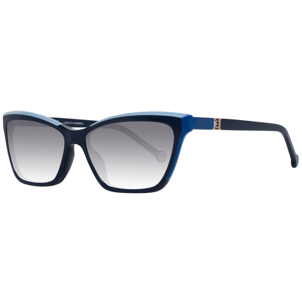 Carolina Herrera Blaue Sonnenbrille aus Kunststoff