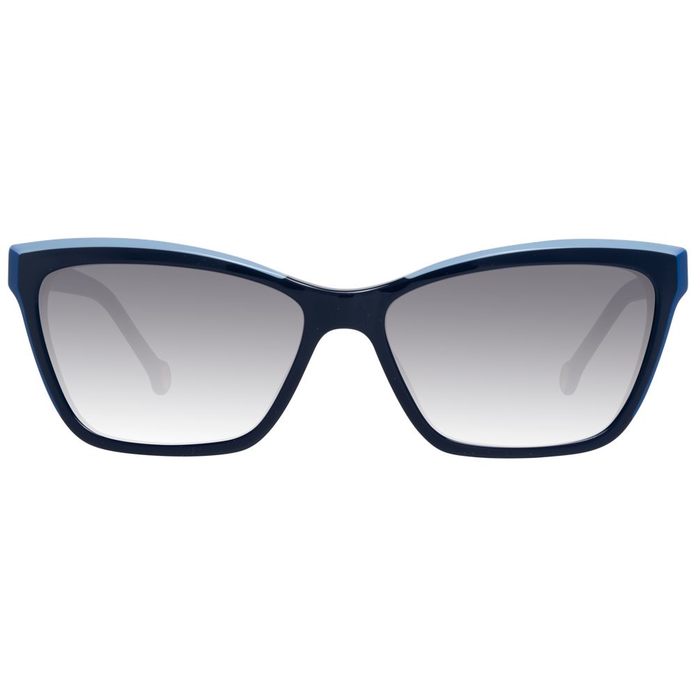 Carolina Herrera Blaue Sonnenbrille aus Kunststoff