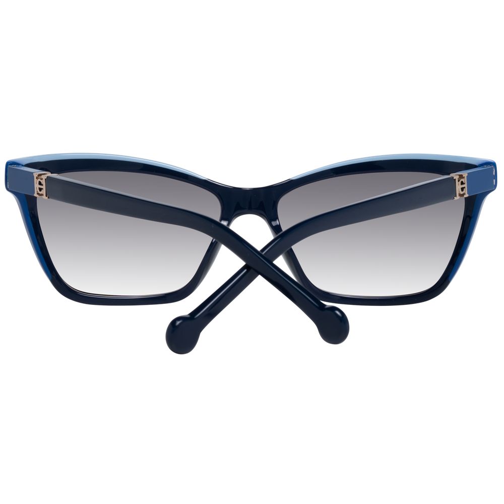 Carolina Herrera Blaue Sonnenbrille aus Kunststoff