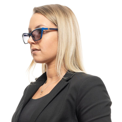 Carolina Herrera Blaue Sonnenbrille aus Kunststoff