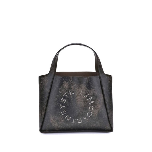Stella McCartney Schultertasche aus braunem Kalbsleder (Bos Taurus)