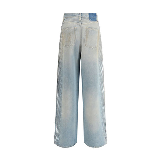 Golden Goose Hellblaue Boyfriend-Jeans aus Baumwolle