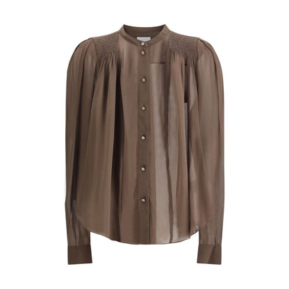 Braunes Viskose-Top von Marant Etoile