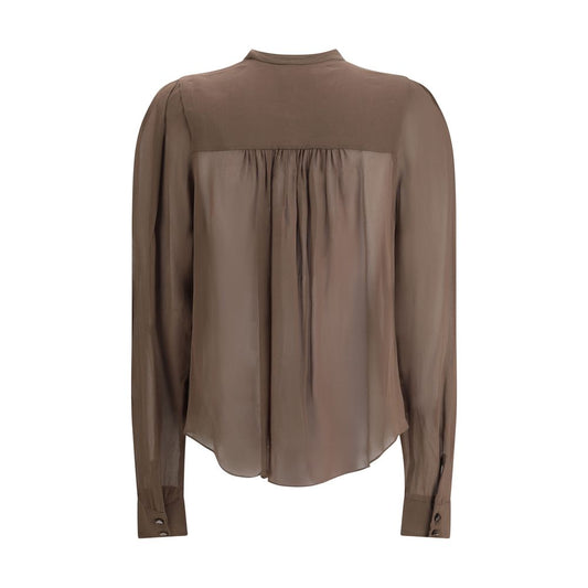 Braunes Viskose-Top von Marant Etoile