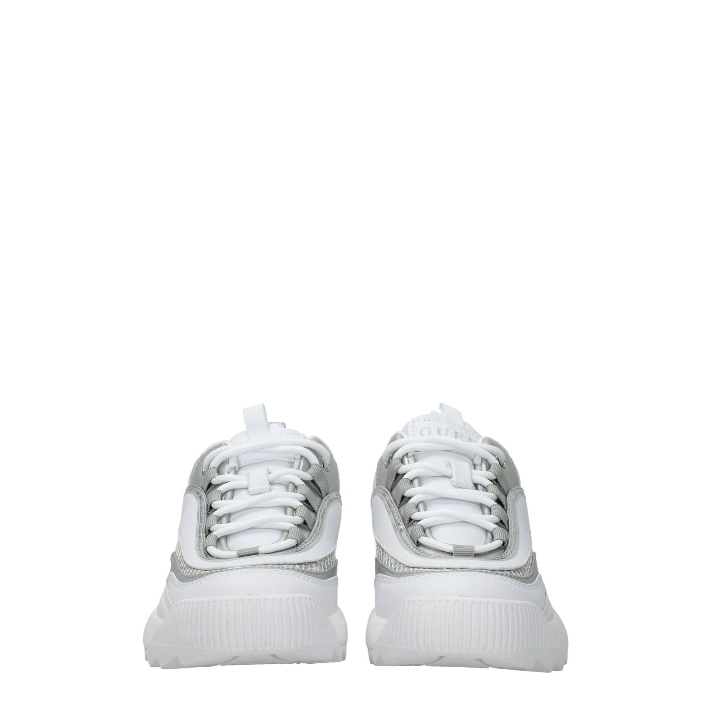 Guess White Polyethylene Chunky Sneakers