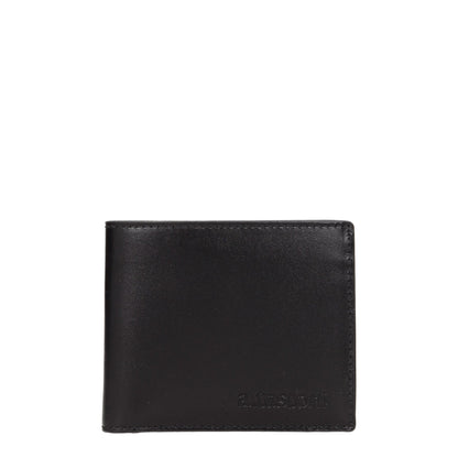 Testoni Black Leather Wallet