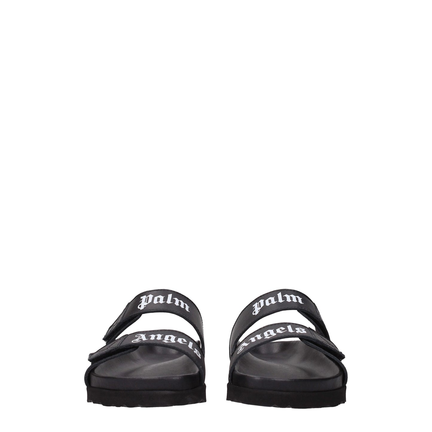 Palm Angels Schwarze Leder-Slipper