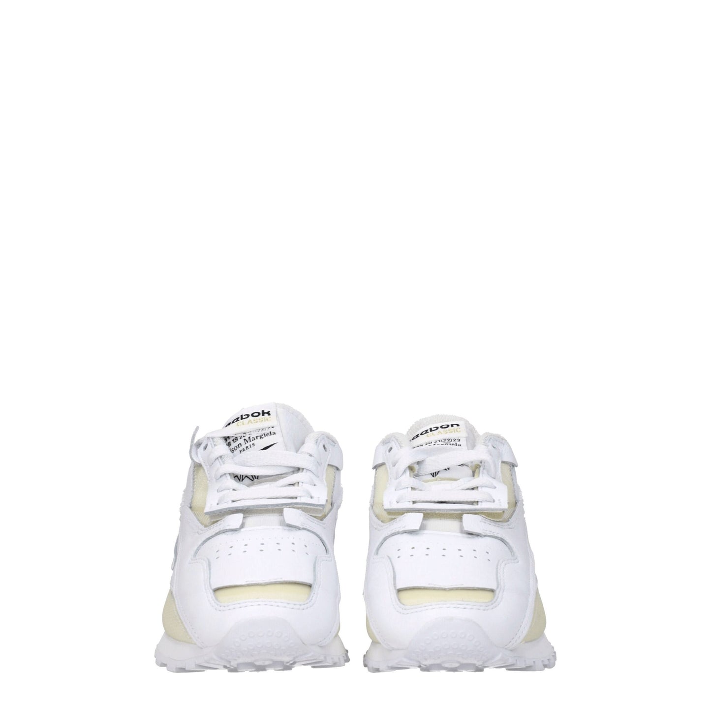 Maison Margiela White Leather Athletic Sneakers